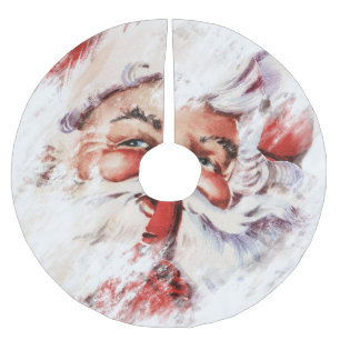 Santa 023 polyester weihnachtsbaumdecke