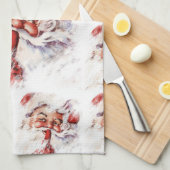 Santa 024 geschirrtuch (Viertel Falte)