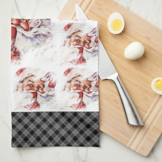 Santa 024 geschirrtuch (Viertel Falte)