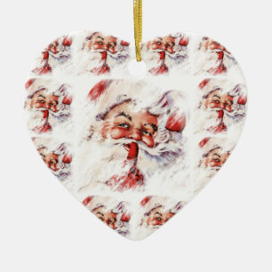 Santa 024 keramik ornament