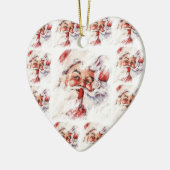 Santa 024 keramik ornament (Links)