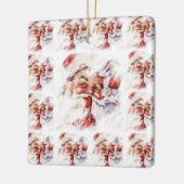 Santa 024 keramikornament (Links)