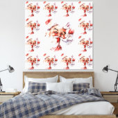 Santa 024 leinwanddruck (Insitu (Schlafzimmer))