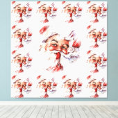 Santa 024 leinwanddruck (Insitu (Holzboden))