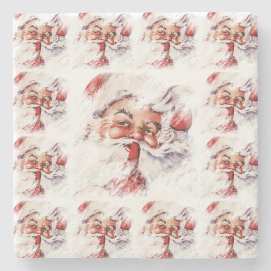 Santa 024 steinuntersetzer (Vorderseite)