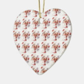 Santa 025 keramik ornament (Links)