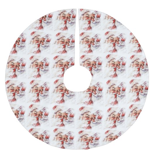 Santa 025 polyester weihnachtsbaumdecke (Vorderseite)