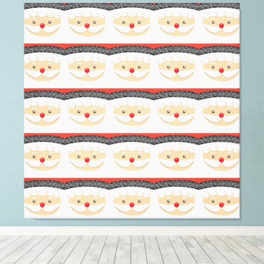 Santa 026 leinwanddruck (Insitu (Holzboden))