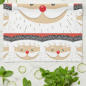 Santa 027 geschirrtuch (Gefaltet)