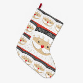 Santa 027 großer weihnachtsstrumpf (Vorderansicht (hängend))