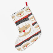 Santa 027 großer weihnachtsstrumpf (Rückseite (Hängend))