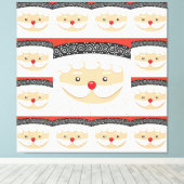 Santa 027 leinwanddruck (Insitu (Holzboden))