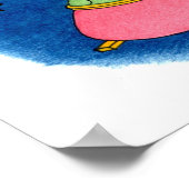 Santa 12x12 Print Poster (Ecke)