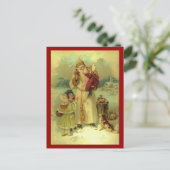 Santa 1897 Vintag Viktorianische Weihnachten (Stehend Vorderseite)