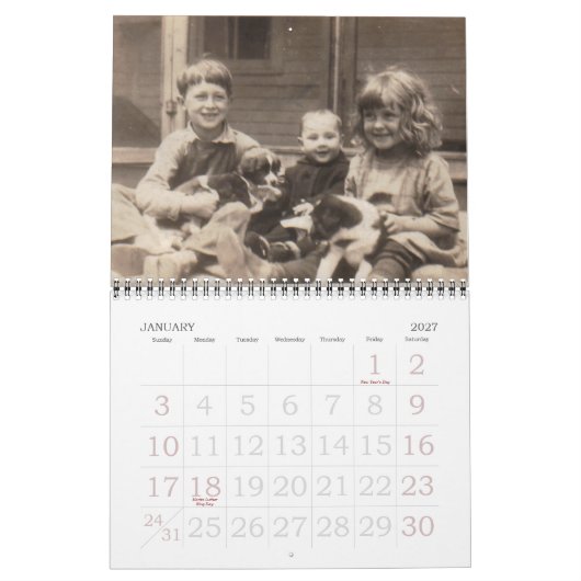 santa 1, Happy Holidays!, 2007 Kalender (Jan 2027)