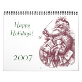 santa 1, Happy Holidays!, 2007 Kalender (Titelbild)