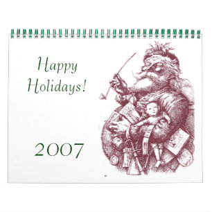 santa 1, Happy Holidays!, 2007 Kalender