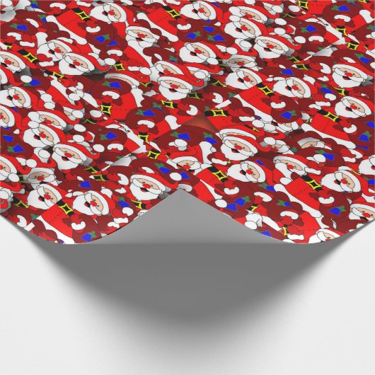 Santa 30 Zoll x 2,5 m Wrapping Paper Geschenkpapier (Ecke)