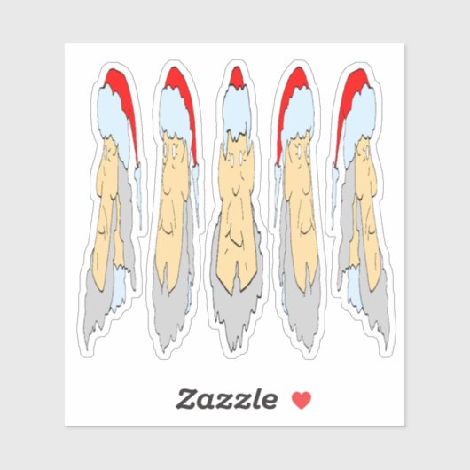 SANTA 313 AUFKLEBER (Blatt)