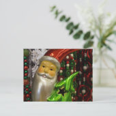 Santa 3 feiertagspostkarte (Stehend Vorderseite)