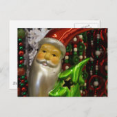 Santa 3 feiertagspostkarte (Vorne/Hinten)