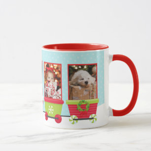 Santa 3 Foto Bahn Feiertag Weihnachten Tasse