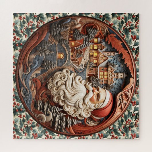 Santa 3D Puzzle (Horizontal)
