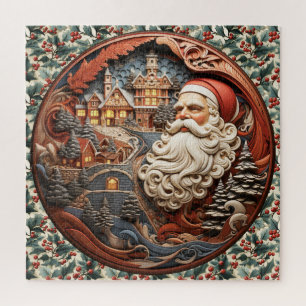 Santa 3D-Puzzle Puzzle