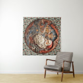 Santa 3D Tapestry Wandteppich (Beispiel (Horizontal))