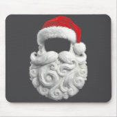 Santa 67 6 7 Six Seven Beard Cool Realistic Mousepad (Vorne)