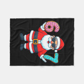 Santa 67 Donut Meme Funny Christmas Holiday  Fleecedecke (Vorderseite (Horizontal))