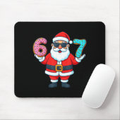 Santa 67 Donut Meme Funny Christmas Holiday Mousepad (Mit Mouse)