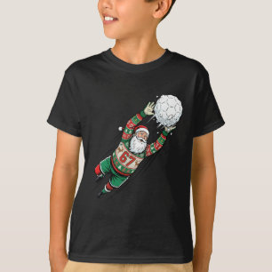 Santa 67 Fußball-Torhüter-Hässlicher-Schwester-Fun T-Shirt
