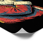 Santa 67 Number Funny Christmas Meme Se  Poster (Ecke)