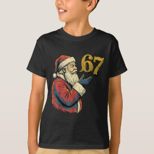 Santa 67 Nummer Lustiger Weihnachten Meme Se T-Shirt