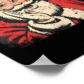 Santa 67 Weihnachten Six Seven Meme Poster (Ecke)