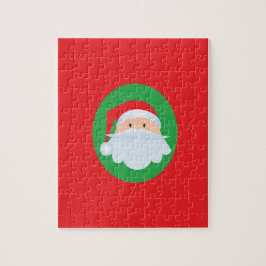 Santa 8x10 Foto Puzzle mit Geschenkboxen (Vertikal)