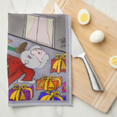 Santa Accident Kitetücher Geschirrtuch (Viertel Falte)