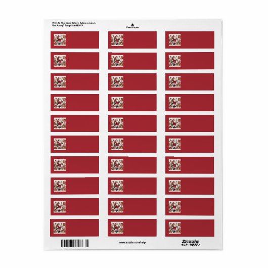 Santa Address Labels (Vorne)