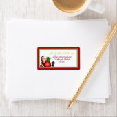 Santa-Adressenkennzeichen Adressaufkleber (Insitu)