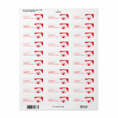 "Santa"-Adressetiketten (Vorne)