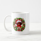 Santa Afro Girl Sungles Kaffeetasse (Links)