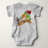 Santa, Air Force, Army Baby Strampler (Rückseite)