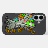 Santa, Air Force, Army Case-Mate iPhone Hülle (Rückseite (Horizontal))