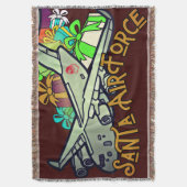 Santa, Air Force, Army Decke (Vorderseite Vertikal)