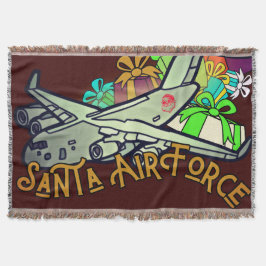 Santa, Air Force, Army Decke