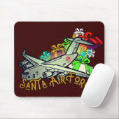 Santa, Air Force, Army Mousepad (Mit Mouse)