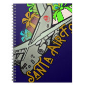 Santa, Air Force, Army Notizblock (Vorderseite)