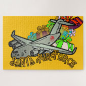 Santa, Air Force, Army Puzzle (Horizontal)