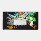 Santa, Air Force, Army Schreibtischunterlage (Tastatur & Maus)